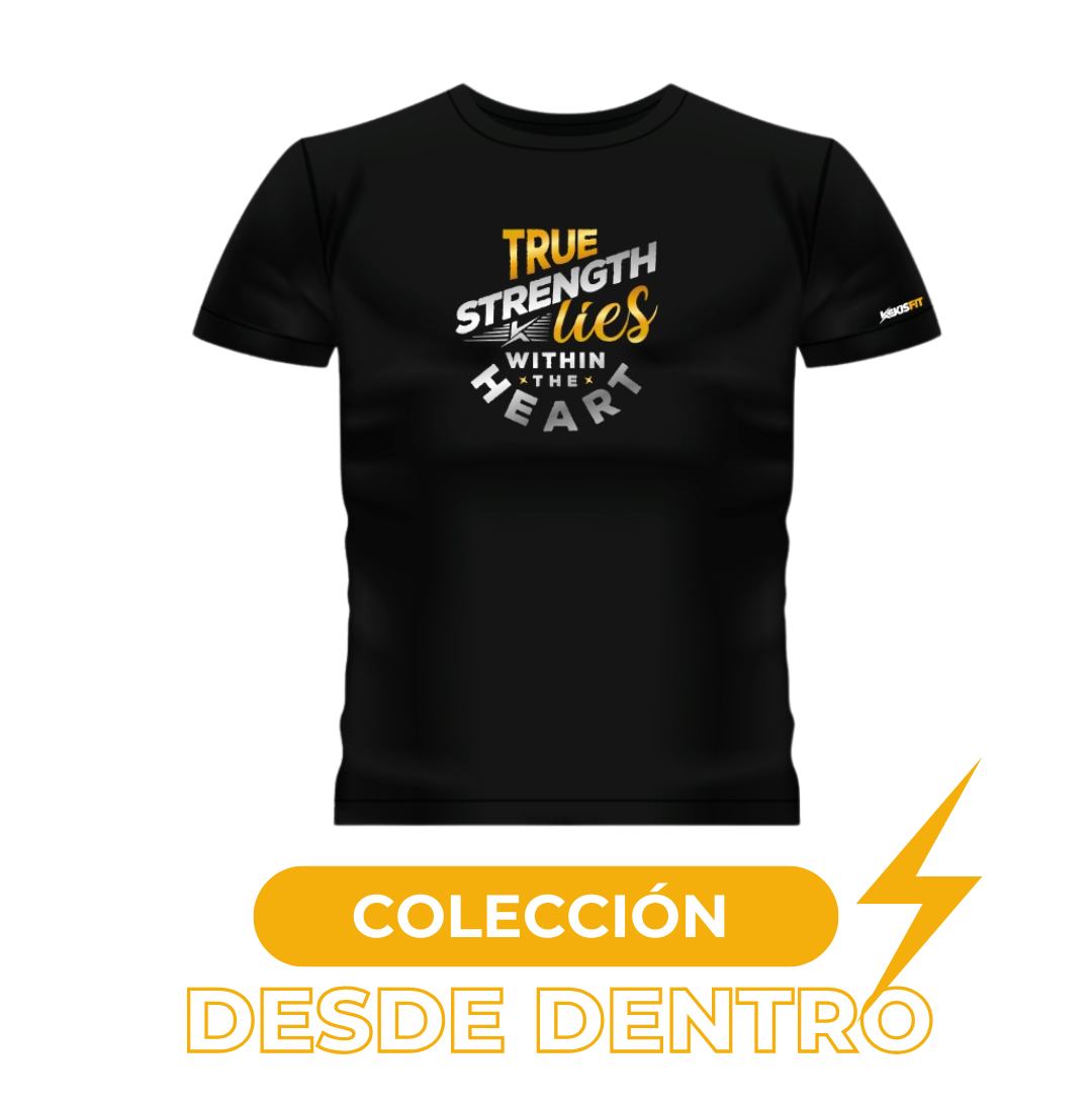 TRUE STRENGTH LIES WITHIN THE HEART