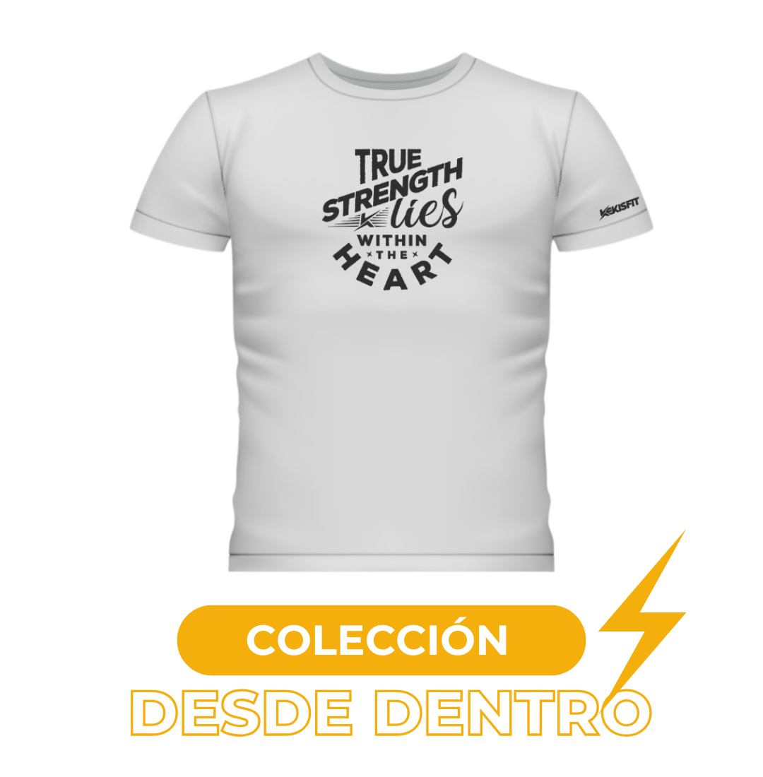 TRUE STRENGTH LIES WITHIN THE HEART